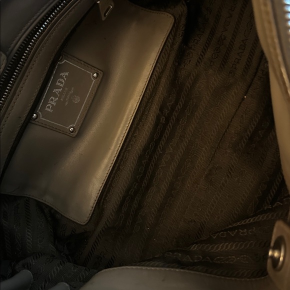 Prada Dark grey double zipper Prada bag. Two zip pockets. Offers are considered. - Picture 14 of 15